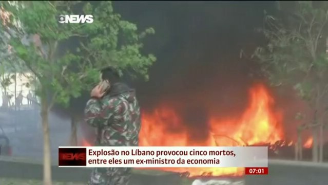 Ex-ministro de Economia libanês morre em explosão em Beirute