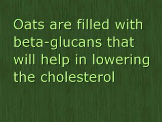 Foods for Cholesterol