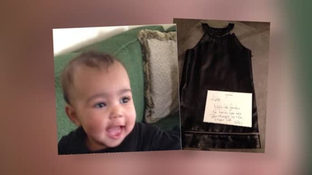 North West bekommt Geschenke von berühmten Designern