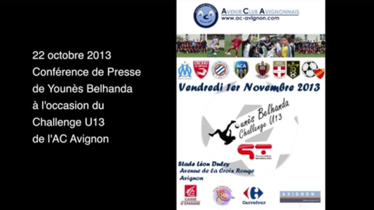 Conférence de Presse de Younès Belhanda - 22 octobre 2013