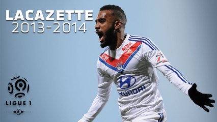 Alexandre Lacazette, 9 buts avec l'OL durant la première partie de saison / 2013-2014