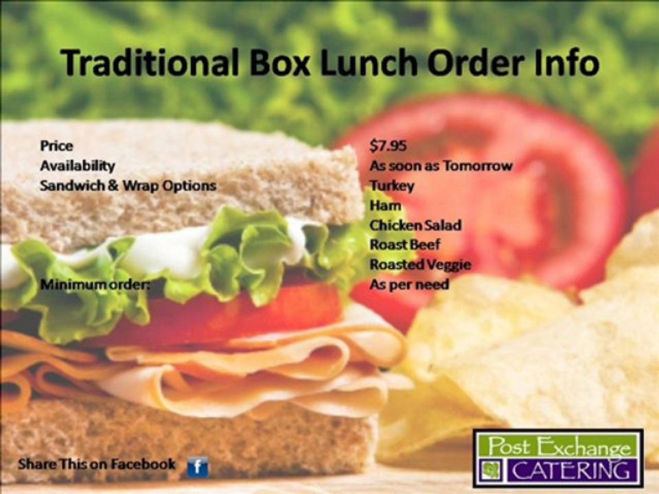 Traditional Box Lunch Catering in Atlanta