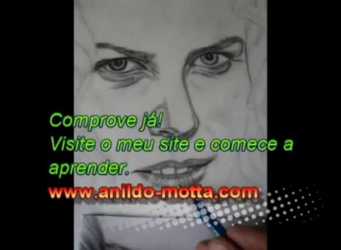 Aulas grátis desenho e pintura de retratos artísticos