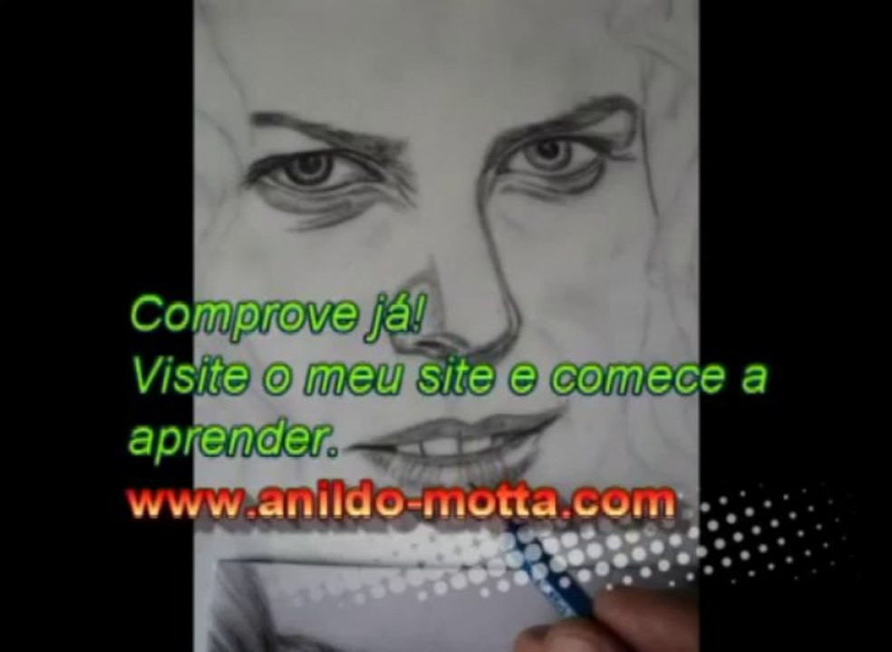 Aulas grátis desenho e pintura de retratos artísticos