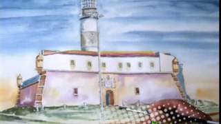 Aulas grátis pintura com aquarelas Farol da barra _Salvador - Bahia