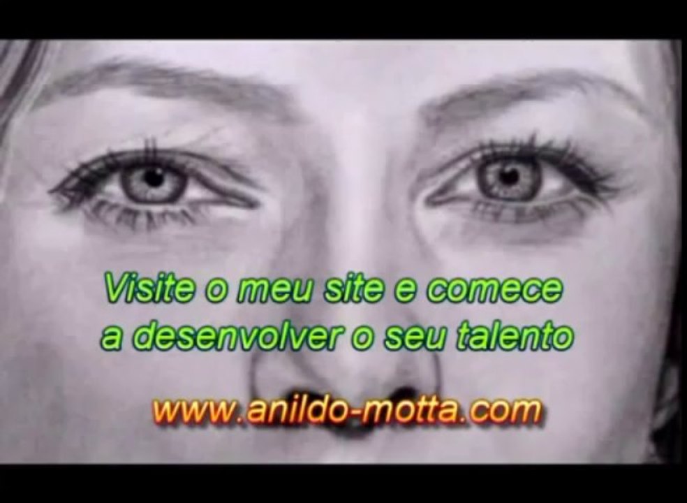 Desenho realista retrato feminino. Aulas grátis