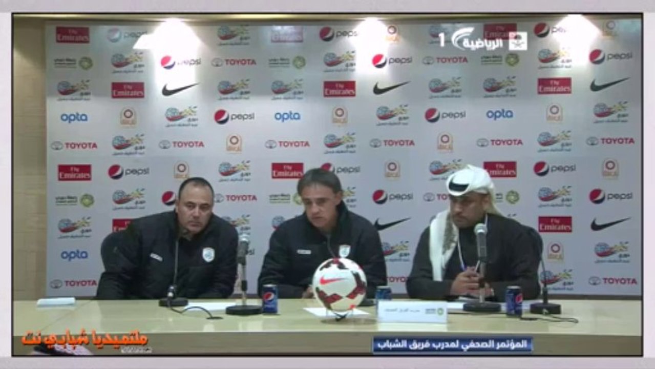 الشباب 1-3 الشعلة دوري جميل 2013 المؤتمر الصحفي لمدرب الشباب