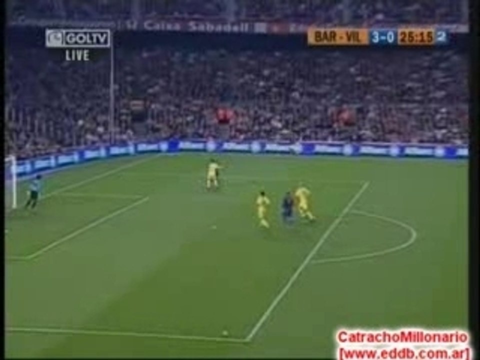 Iniesta (3-0) vs villareal 25-11-2006