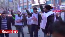 Karabük'te ayakkabı kutulu protesto