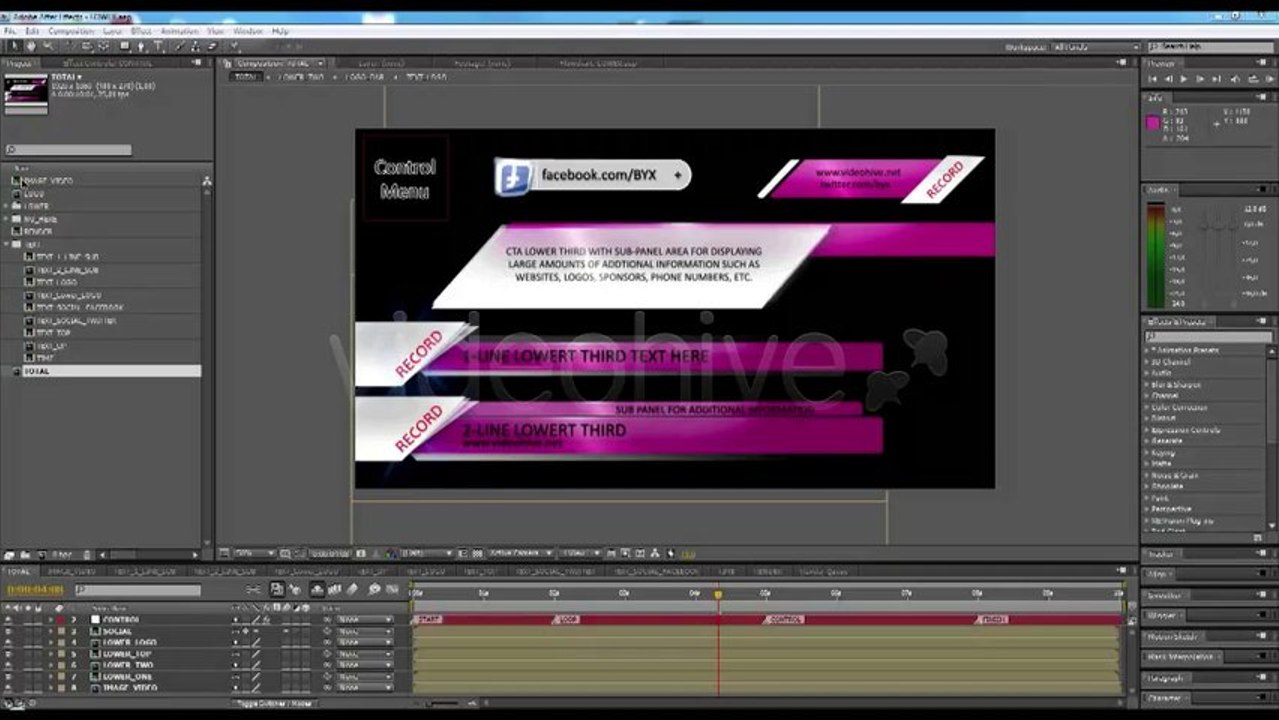 Lower Third Pack - After Effects Template