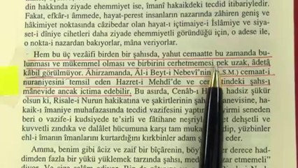 BEDİÜZZAMAN DİYOR Kİ _ MEHDİ'NİN 3 GÖREVİ OLACAK VE MÜKEMMEL YAPACAK (1)