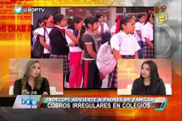 Sancionarán a colegios que cobren cuota de ingreso por cada nivel de estudios