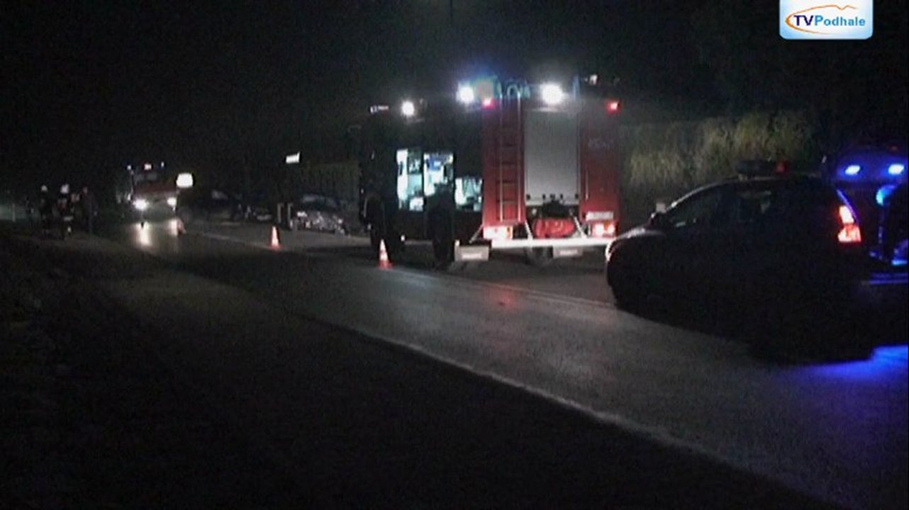 Czołowe zderzenie w Rokicinach Podhalańskich