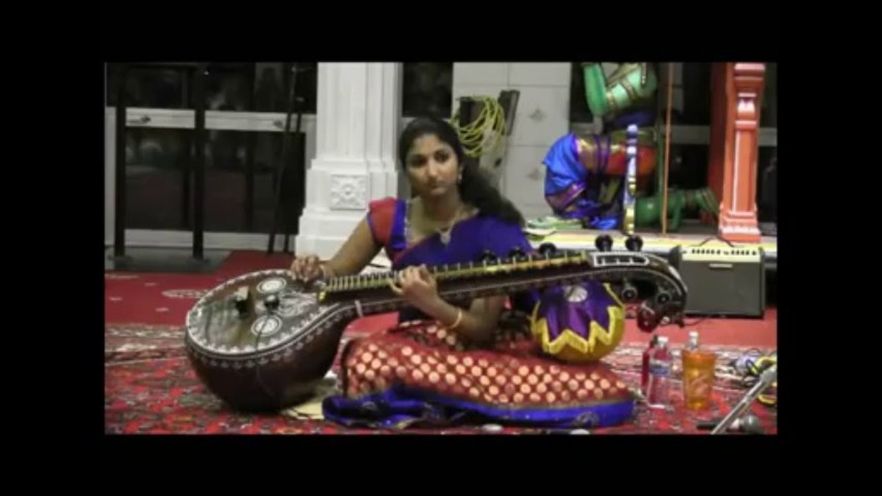 HINDU TEMPLE OF GREATER CHICAGO: EKANTHA SEVA VEENA CONCERT: SRI NITYA PARITI: "YE THAVUNARA" -2