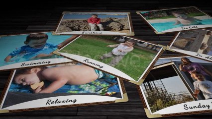 Leather Photo Frames - After Effects Template