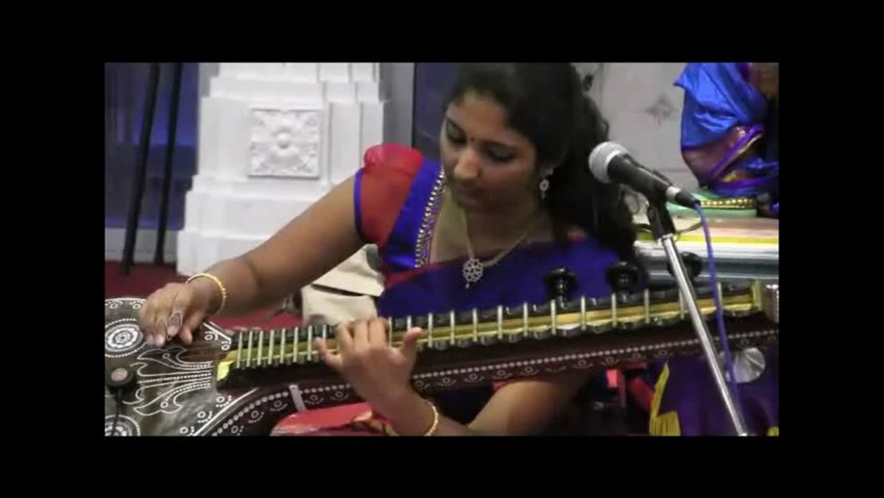 HINDU TEMPLE OF GREATER CHICAGO: EKANTHA SEVA VEENA CONCERT: NITYA PARITI: BROCHEVARAVARURA