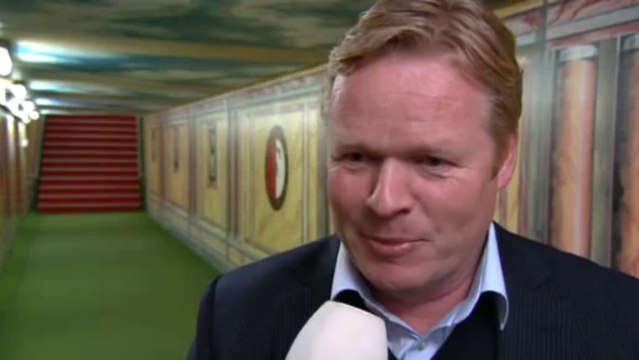 31-03-2012 Koeman vooraf aan Feyenoord - NAC Breda