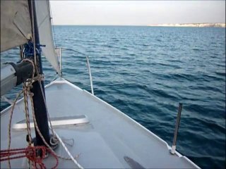 Kelt  550  sous les  falaises du  Tréport