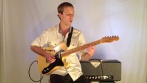 Blues Guitar Lesson - Cool Blues Guitar Riff Over a 12 Bar Chord Progression in G7