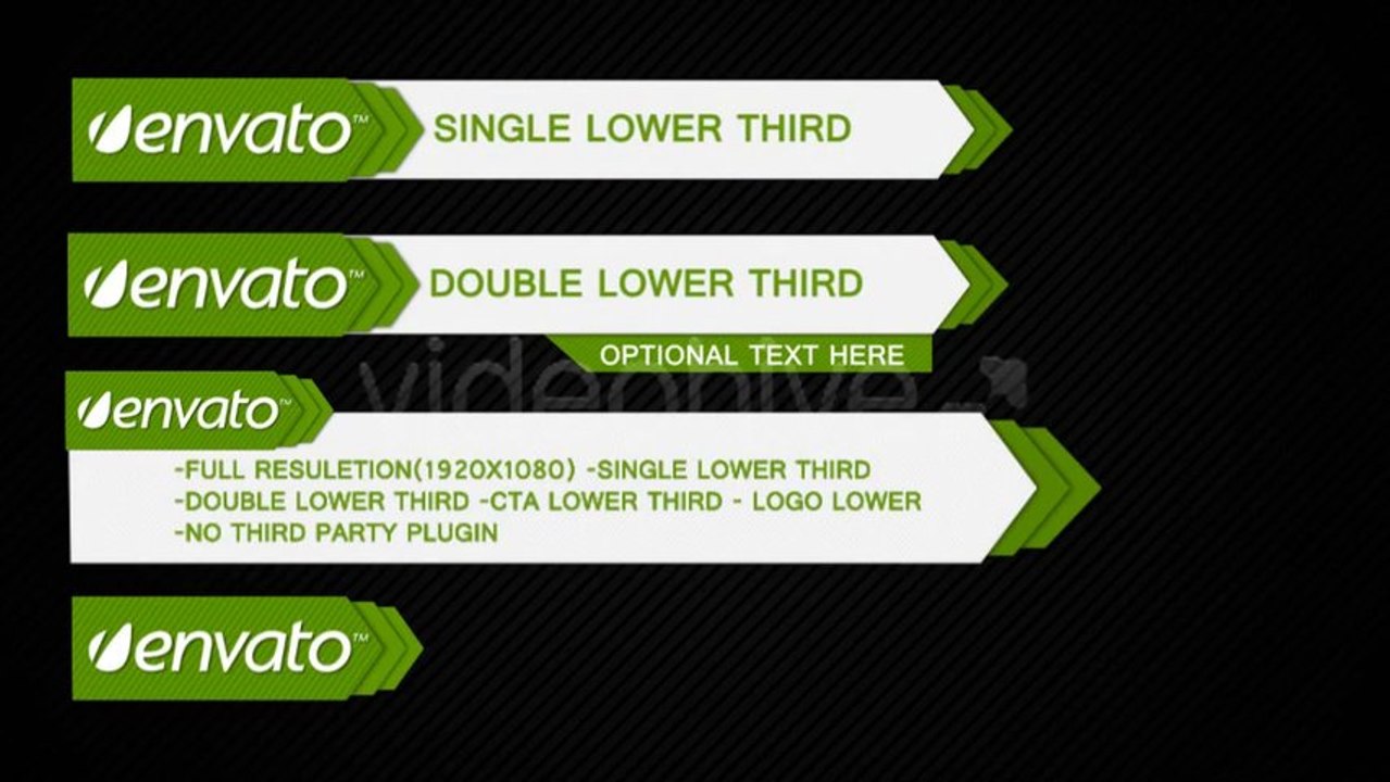 Lower Third - After Effects Template
