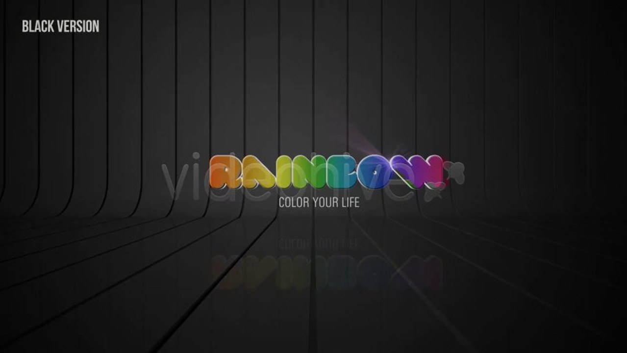 Rainbow Logo - After Effects Template