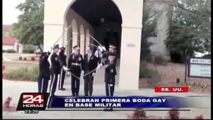 EEUU: celebran primera boda gay en base militar de Carolina del Norte