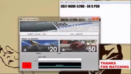 PSN Code Generator [FREE PSN CODES] - LATEST