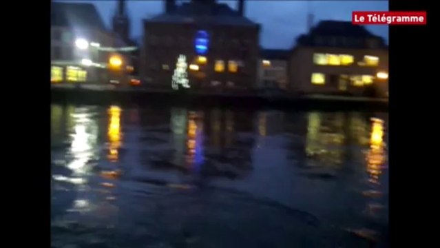 Châteaulin. La menace s'éloigne sur l'Aulne