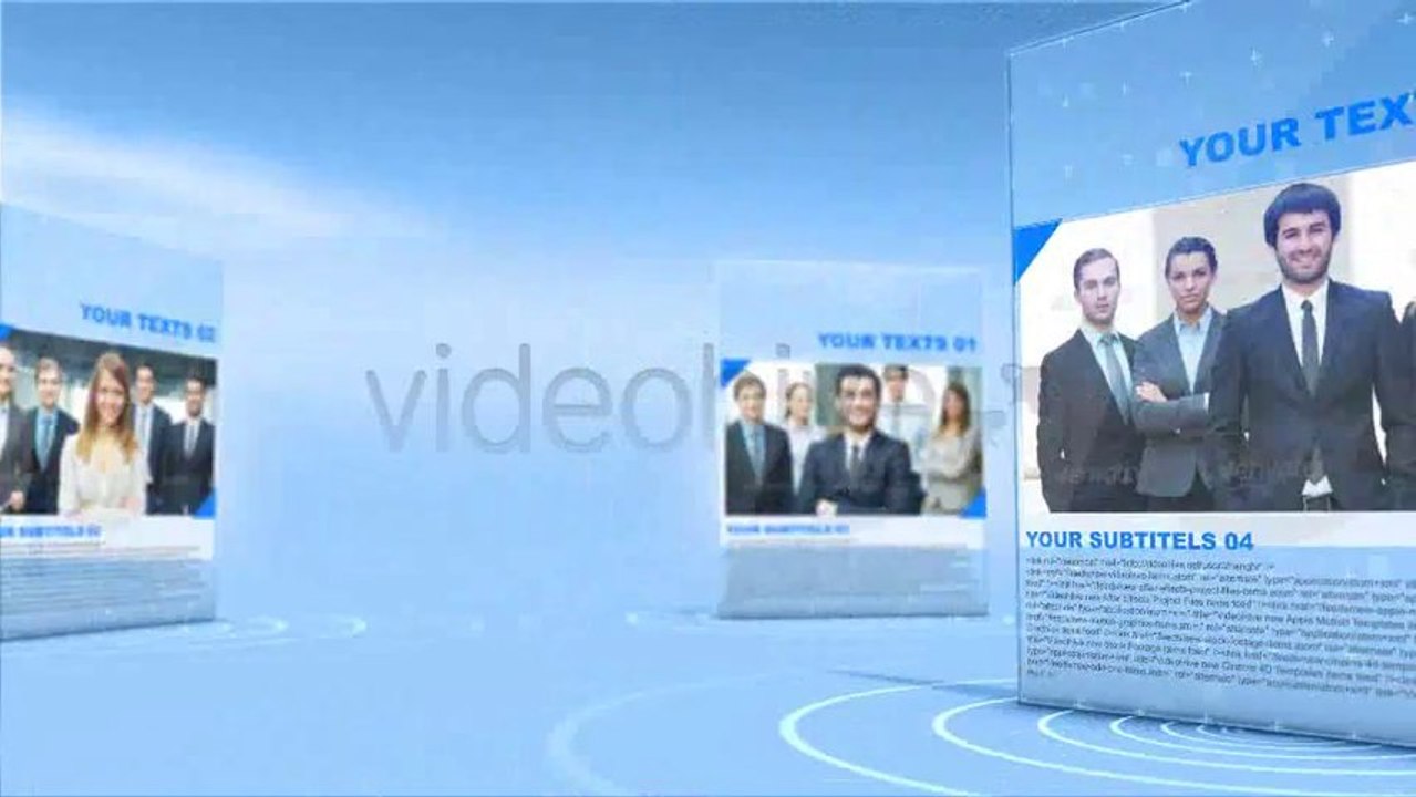 Glass Plan Slideshow - After Effects Template