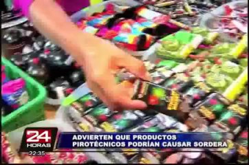 Sonido de los artefactos pirotécnicos podrían causar sordera en las personas