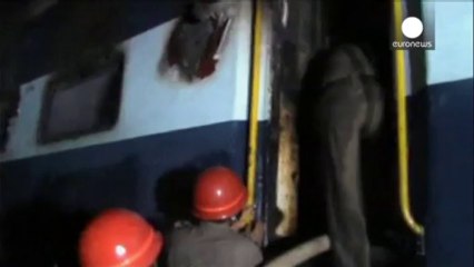 Hindistan'da tren faciası