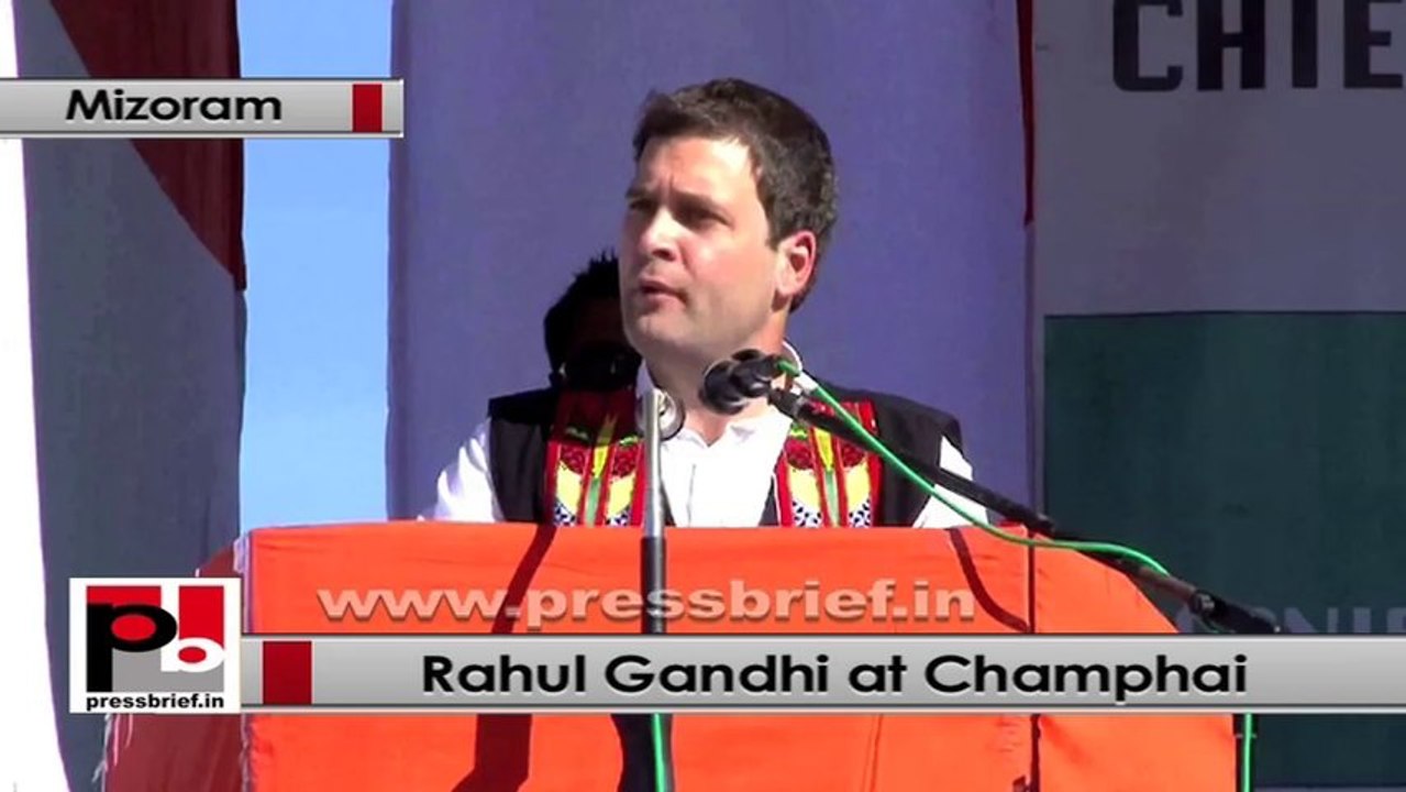 Rahul Gandhi: Mizoram has shown how to overcome violence with peace