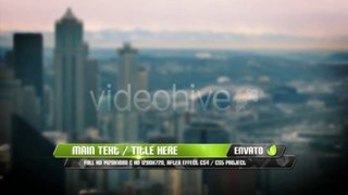 Lower Third - After Effects Template