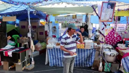 قتيل في اطلاق نار على مخيم متظاهرين في بانكوك