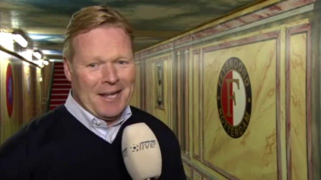 18-02-2012 Koeman vooraf aan Feyenoord - RKC Waalwijk