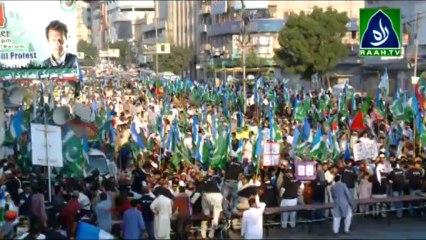 Dr Arif Alvi Speech at Drone March Karachi