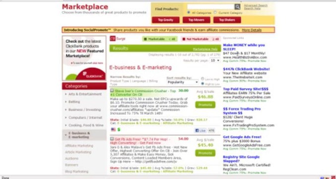 CB Surge Clickbank Marketing Tools - CB Surge Free Extension for FireFox - cbsurge_free