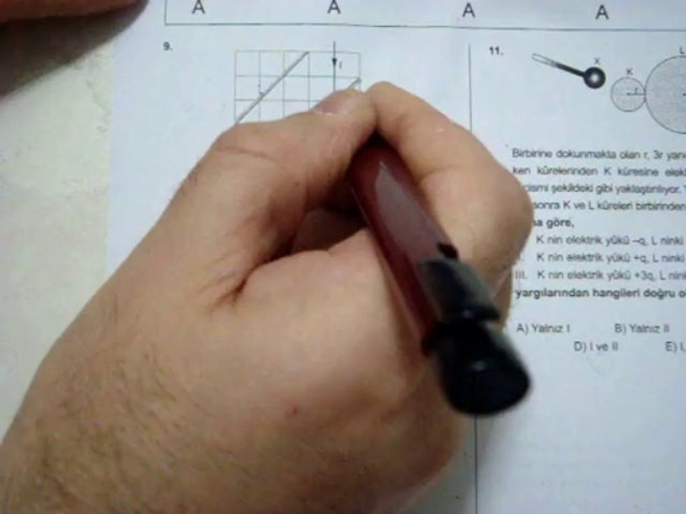 YGS- 6 FİZİK SORU -9