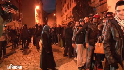 A Paris, les pro-Dieudonné réunis à la Main d'Or crient à la censure