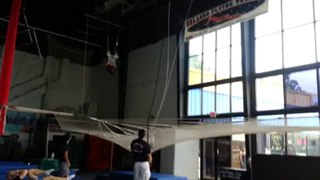 FLYING TRAPEZE SCHOOL ORLANDO CIRCUS ARTS ROB FIRST FLY WITH CATCHER