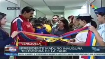 Presidente Maduro inauguró televisora de la FANB