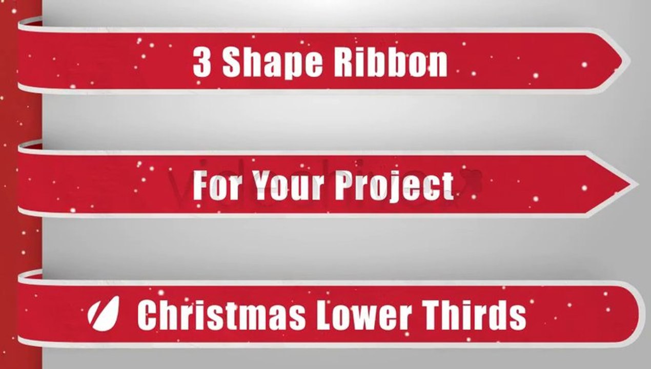 Christmas Lower Thirds - After Effects Template