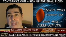 New Orleans Saints vs. Tampa Bay Buccaneers Pick Prediction NFL Pro Football Odds Preview 12-29-2013