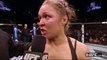 UFC 168: Ronda Rousey Post-Fight Interview