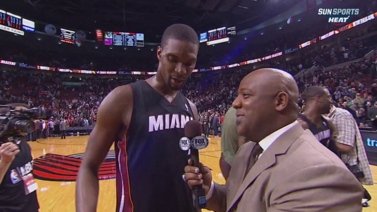 LeBron James et Dwyane Wade vidéobombent Chris Bosh après son shoot