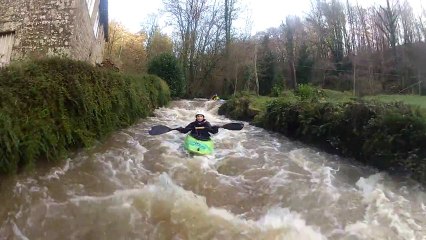 Tom - descente de la minette en kayak - 28 décembre 2013
