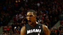 Chris Bosh Clutch Winning Shot in Slow Motion - Miami Heat VS Portland TrailBlazers