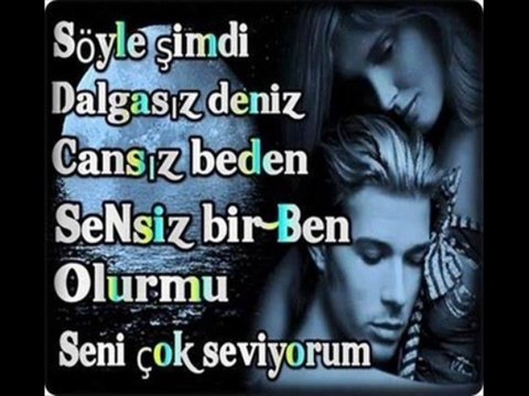 ben sensiz yaşamak istemiyorum