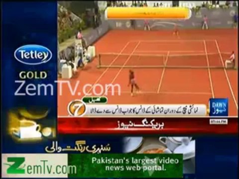 Victoria Azarenka danced in an Exhibition Match