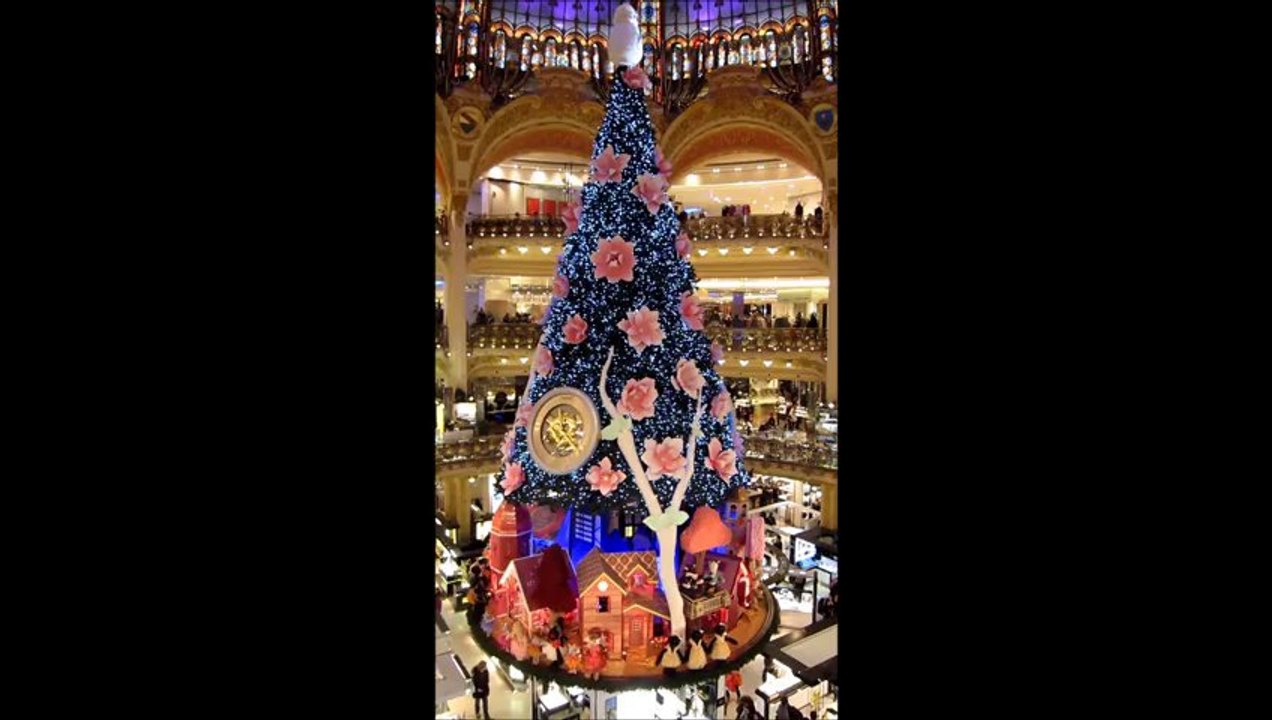 2013 Paris Galeries Lafayette / Sapin de Noël (vidéo 2)